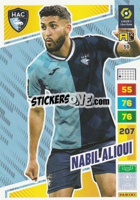 Figurina Nabil Alioui - Ligue 1 2023-2024. Adrenalyn XL
 n. 59 - Panini