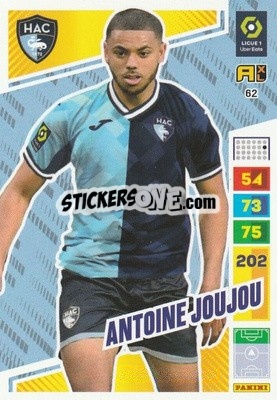 Sticker Antoine Joujou - Ligue 1 2023-2024. Adrenalyn XL
 n. 62 - Panini