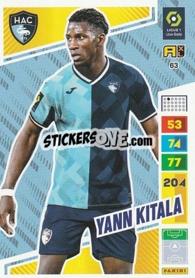 Sticker Yann Kitala - Ligue 1 2023-2024. Adrenalyn XL
 - Panini