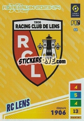 Sticker Écussion - Ligue 1 2023-2024. Adrenalyn XL
 n. 64 - Panini