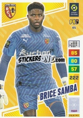 Sticker Brice Samba - Ligue 1 2023-2024. Adrenalyn XL
 n. 65 - Panini