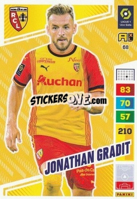 Cromo Jonathan Gradit - Ligue 1 2023-2024. Adrenalyn XL
 - Panini