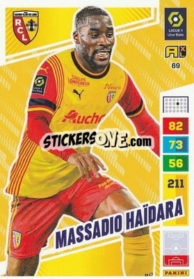 Sticker Massadio Haïdara - Ligue 1 2023-2024. Adrenalyn XL
 n. 69 - Panini