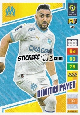 Sticker Dimitri Payet - Ligue 1 2023-2024. Adrenalyn XL
 n. 148 - Panini