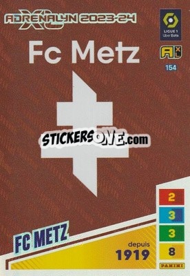 Sticker Écussion - Ligue 1 2023-2024. Adrenalyn XL
 n. 154 - Panini