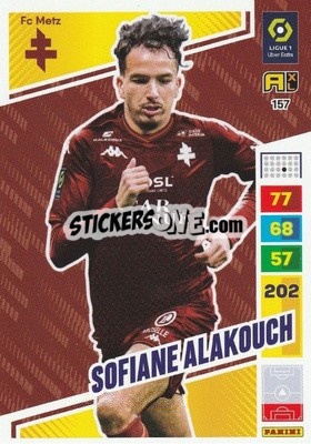 Sticker Sofiane Alakouch - Ligue 1 2023-2024. Adrenalyn XL
 - Panini