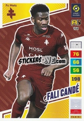 Sticker Fali Candé - Ligue 1 2023-2024. Adrenalyn XL
 - Panini