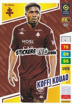 Sticker Koffi Kouao - Ligue 1 2023-2024. Adrenalyn XL
 n. 159 - Panini