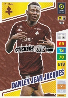 Sticker Danley Jean Jacques - Ligue 1 2023-2024. Adrenalyn XL
 - Panini