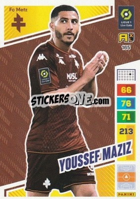 Sticker Youssef Maziz - Ligue 1 2023-2024. Adrenalyn XL
 - Panini