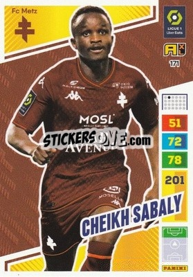 Sticker Cheikh Sabaly - Ligue 1 2023-2024. Adrenalyn XL
 - Panini