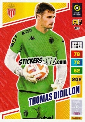 Figurina Thomas Didillon - Ligue 1 2023-2024. Adrenalyn XL
 - Panini