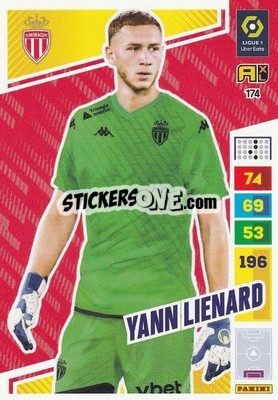 Figurina Yann Liénard - Ligue 1 2023-2024. Adrenalyn XL
 - Panini