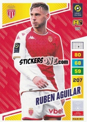 Sticker Ruben Aguilar - Ligue 1 2023-2024. Adrenalyn XL
 n. 175 - Panini