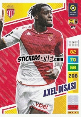 Sticker Axel Disasi - Ligue 1 2023-2024. Adrenalyn XL
 n. 176 - Panini