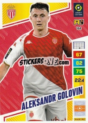 Sticker Aleksandr Golovin - Ligue 1 2023-2024. Adrenalyn XL
 - Panini