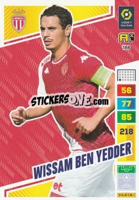 Sticker Wissam Ben Yedder - Ligue 1 2023-2024. Adrenalyn XL
 n. 186 - Panini