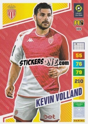Cromo Kevin Volland - Ligue 1 2023-2024. Adrenalyn XL
 - Panini