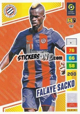 Figurina Falaye Sacko - Ligue 1 2023-2024. Adrenalyn XL
 - Panini