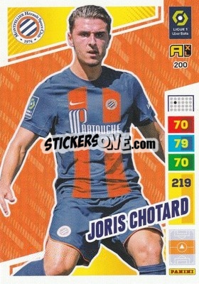 Sticker Joris Chotard - Ligue 1 2023-2024. Adrenalyn XL
 n. 200 - Panini
