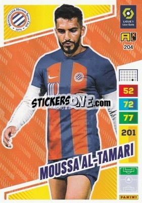 Sticker Moussa Al-Taamari - Ligue 1 2023-2024. Adrenalyn XL
 - Panini