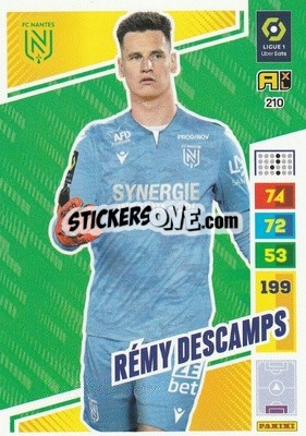 Sticker Rémy Descamps - Ligue 1 2023-2024. Adrenalyn XL
 n. 210 - Panini
