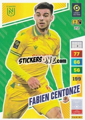 Sticker Fabien Centonze - Ligue 1 2023-2024. Adrenalyn XL
 n. 212 - Panini