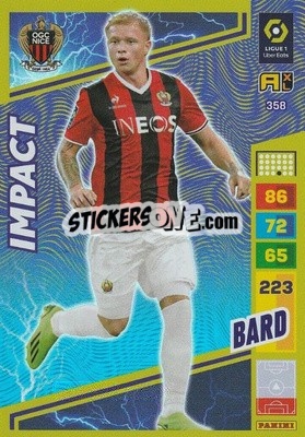 Sticker Melvin Bard - Ligue 1 2023-2024. Adrenalyn XL
 n. 358 - Panini