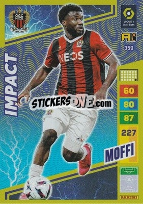 Sticker Terem Moffi - Ligue 1 2023-2024. Adrenalyn XL
 n. 359 - Panini