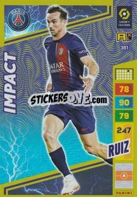 Cromo Fabián Ruiz - Ligue 1 2023-2024. Adrenalyn XL
 - Panini