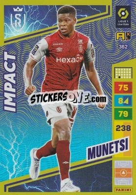 Sticker Marshall Munetsi - Ligue 1 2023-2024. Adrenalyn XL
 n. 362 - Panini
