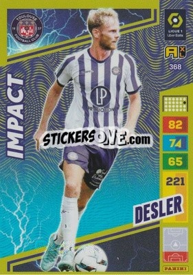 Sticker Mikkel Desler - Ligue 1 2023-2024. Adrenalyn XL
 n. 368 - Panini