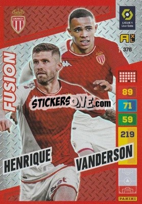 Sticker Caio Henrique / Vanderson - Ligue 1 2023-2024. Adrenalyn XL
 - Panini