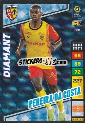 Figurina David Pereira Da Costa - Ligue 1 2023-2024. Adrenalyn XL
 n. 380 - Panini