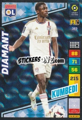 Sticker Saël Kumbedi - Ligue 1 2023-2024. Adrenalyn XL
 n. 383 - Panini