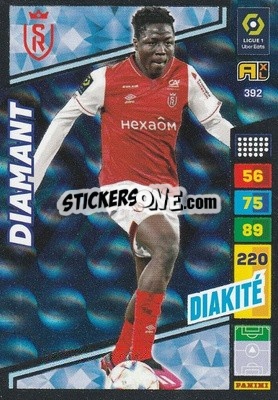 Sticker Oumar Diakité - Ligue 1 2023-2024. Adrenalyn XL
 n. 392 - Panini