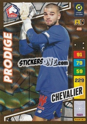 Cromo Lucas Chevalier - Ligue 1 2023-2024. Adrenalyn XL
 n. 416 - Panini