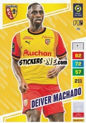 Sticker Deiver Machado - Ligue 1 2023-2024. Adrenalyn XL
 n. 70 - Panini