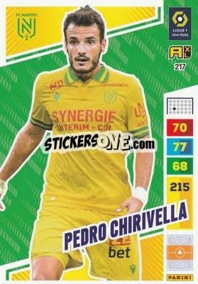 Sticker Pedro Chirivella - Ligue 1 2023-2024. Adrenalyn XL
 n. 217 - Panini