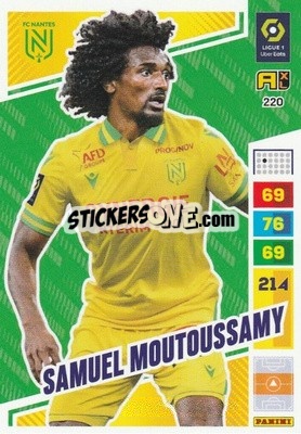 Cromo Samuel Moutoussamy - Ligue 1 2023-2024. Adrenalyn XL
 - Panini