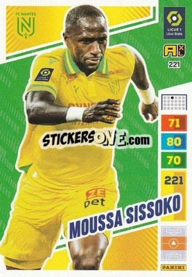 Sticker Moussa Sissoko - Ligue 1 2023-2024. Adrenalyn XL
 n. 221 - Panini