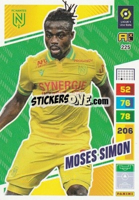 Sticker Moses Simon - Ligue 1 2023-2024. Adrenalyn XL
 - Panini