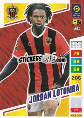 Cromo Jordan Lotomba - Ligue 1 2023-2024. Adrenalyn XL
 - Panini