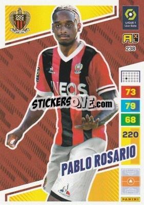 Figurina Pablo Rosario - Ligue 1 2023-2024. Adrenalyn XL
 - Panini