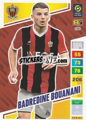 Sticker Badredine Bouanani - Ligue 1 2023-2024. Adrenalyn XL
 - Panini