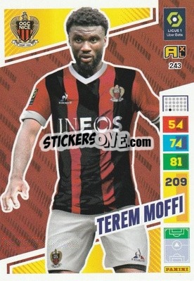Sticker Terem Moffi - Ligue 1 2023-2024. Adrenalyn XL
 n. 243 - Panini