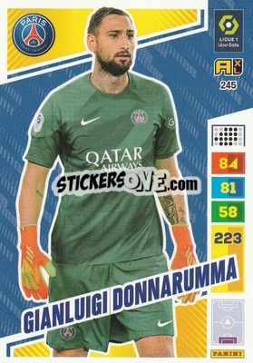 Sticker Gianluigi Donnarumma - Ligue 1 2023-2024. Adrenalyn XL
 n. 245 - Panini