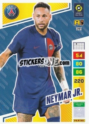 Cromo Neymar Jr - Ligue 1 2023-2024. Adrenalyn XL
 - Panini
