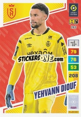 Sticker Yehvann Diouf - Ligue 1 2023-2024. Adrenalyn XL
 n. 263 - Panini