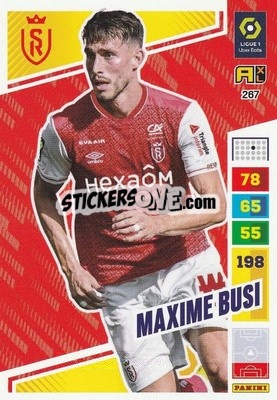 Cromo Maxime Busi - Ligue 1 2023-2024. Adrenalyn XL
 n. 267 - Panini
